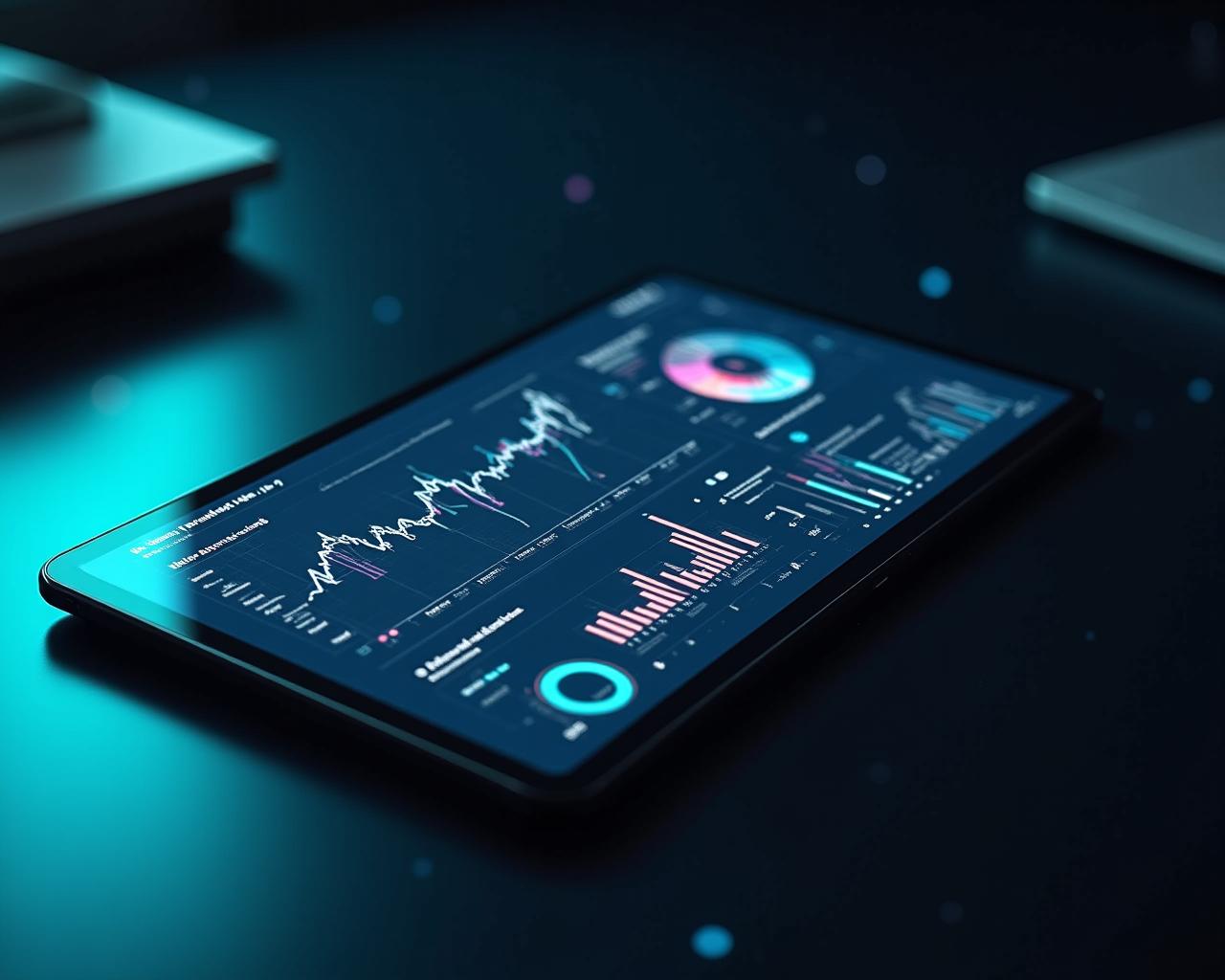 Visualizzazione avanzata di una dashboard AI di Lynx Analytics